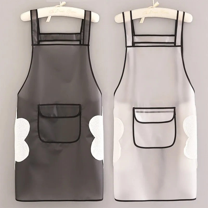 Transparent Waterproof Kitchen Apron