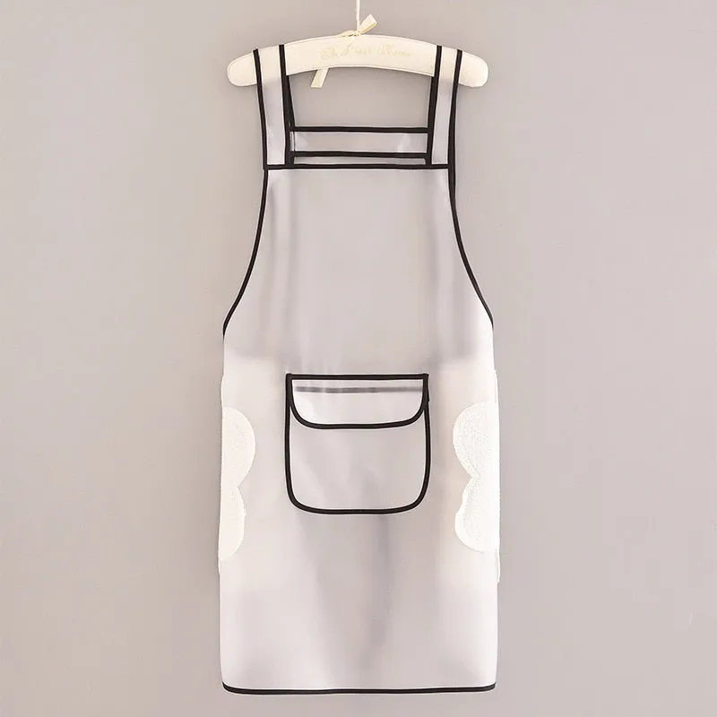 Transparent Waterproof Kitchen Apron