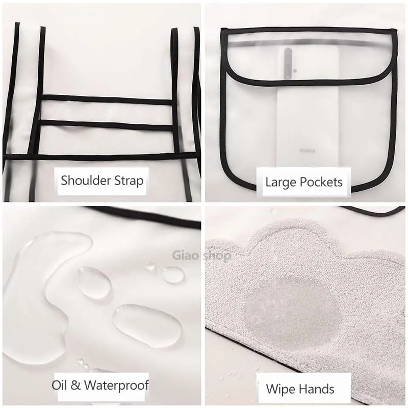 Transparent Waterproof Kitchen Apron