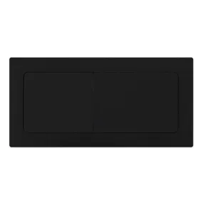 Turner Hastings Rectangle Matte Black Flush Button