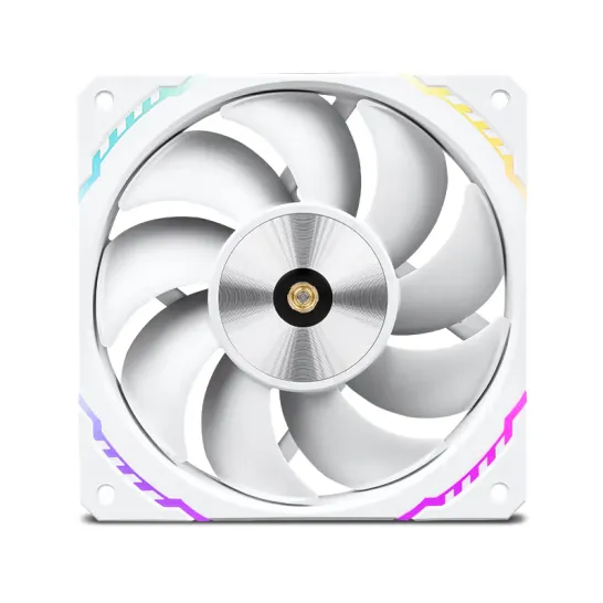 Valkyrie ARGB 12CM PWM 反葉 Case Fan - White 白色 VK-S12R-WH