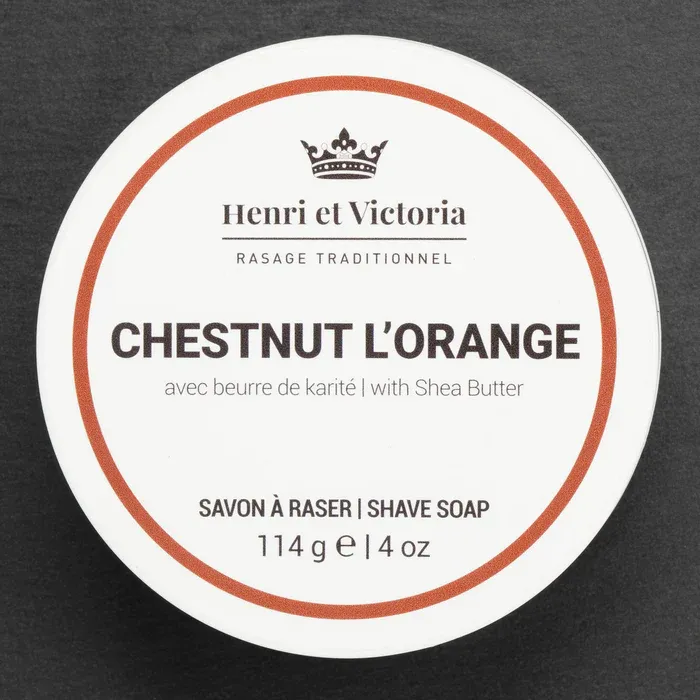 Vegan Shaving Soap - Orange Chestnut