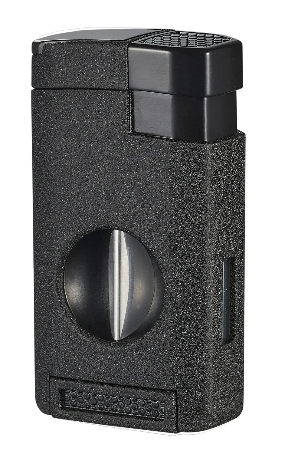 Visol Kamet V Cutter Black Triple Torch Cigar Lighter