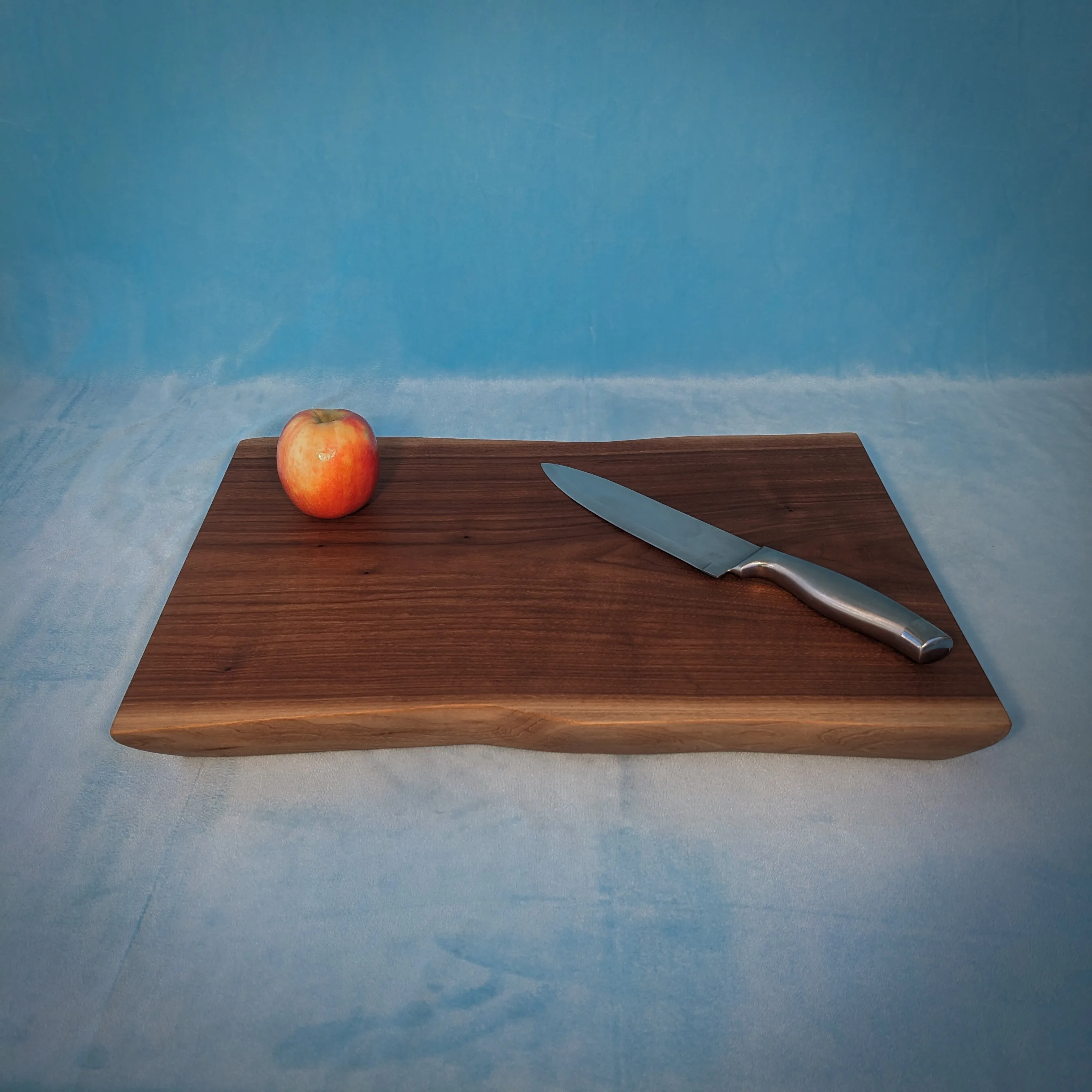 Wavy Live Edge Walnut Cutting Board