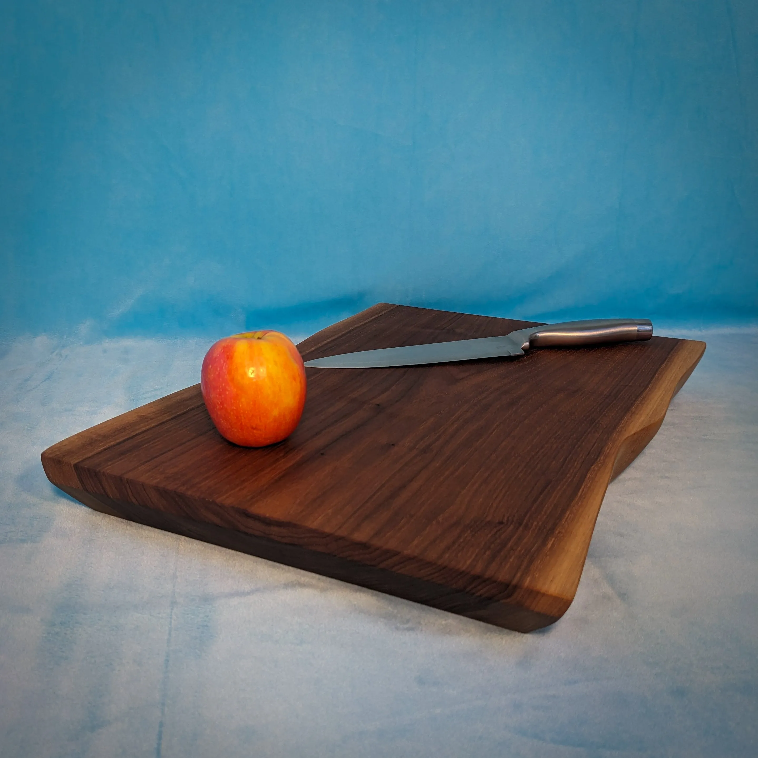 Wavy Live Edge Walnut Cutting Board