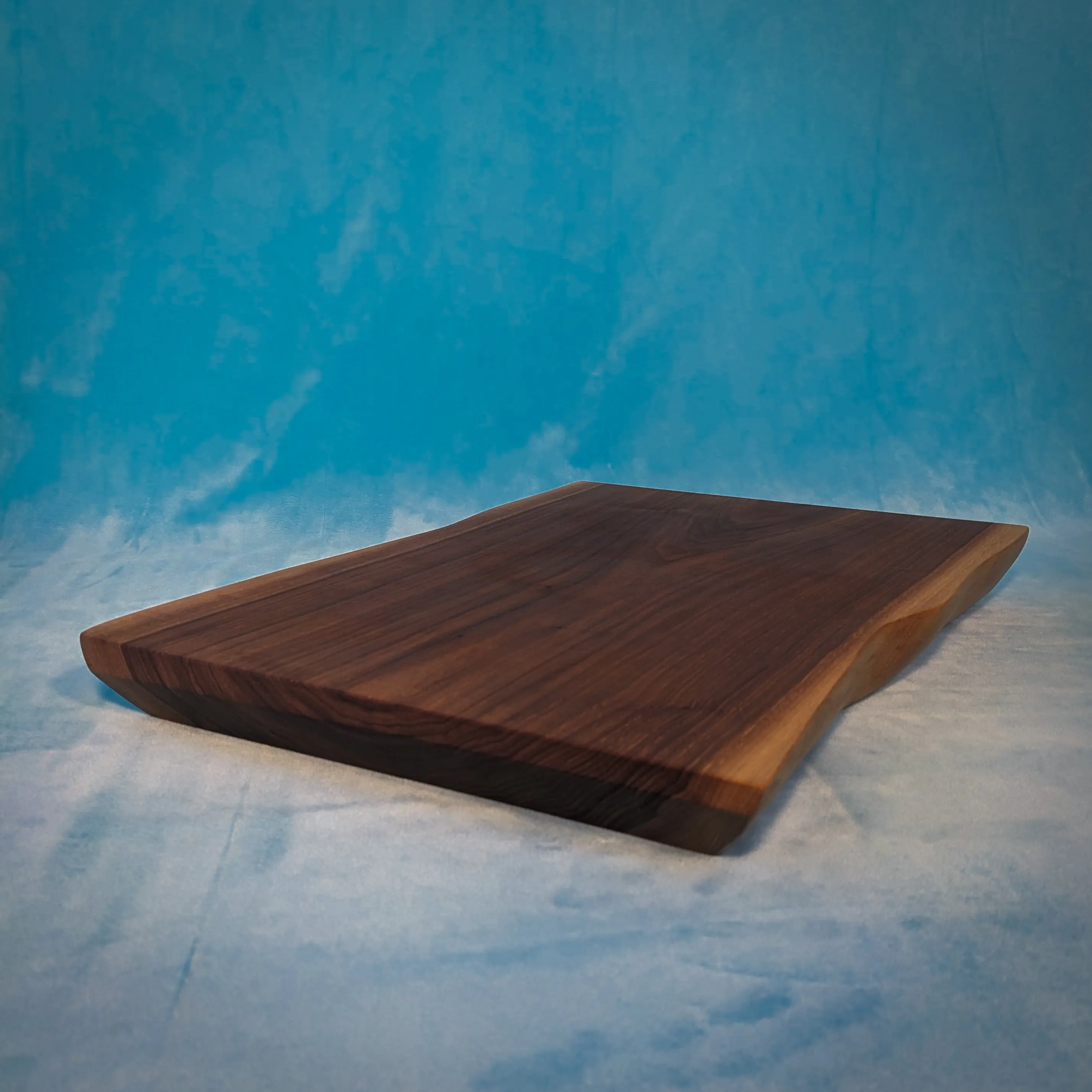 Wavy Live Edge Walnut Cutting Board