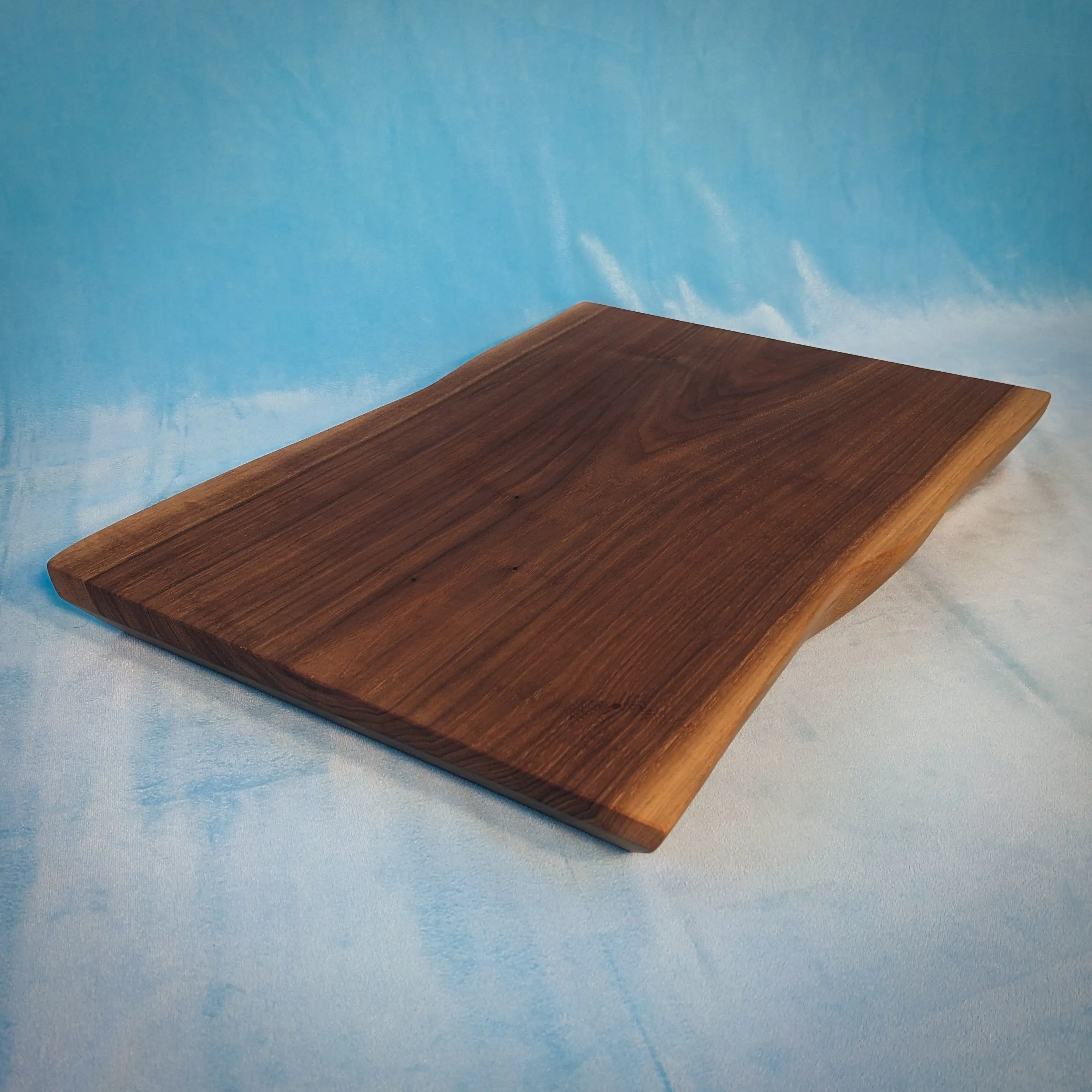 Wavy Live Edge Walnut Cutting Board