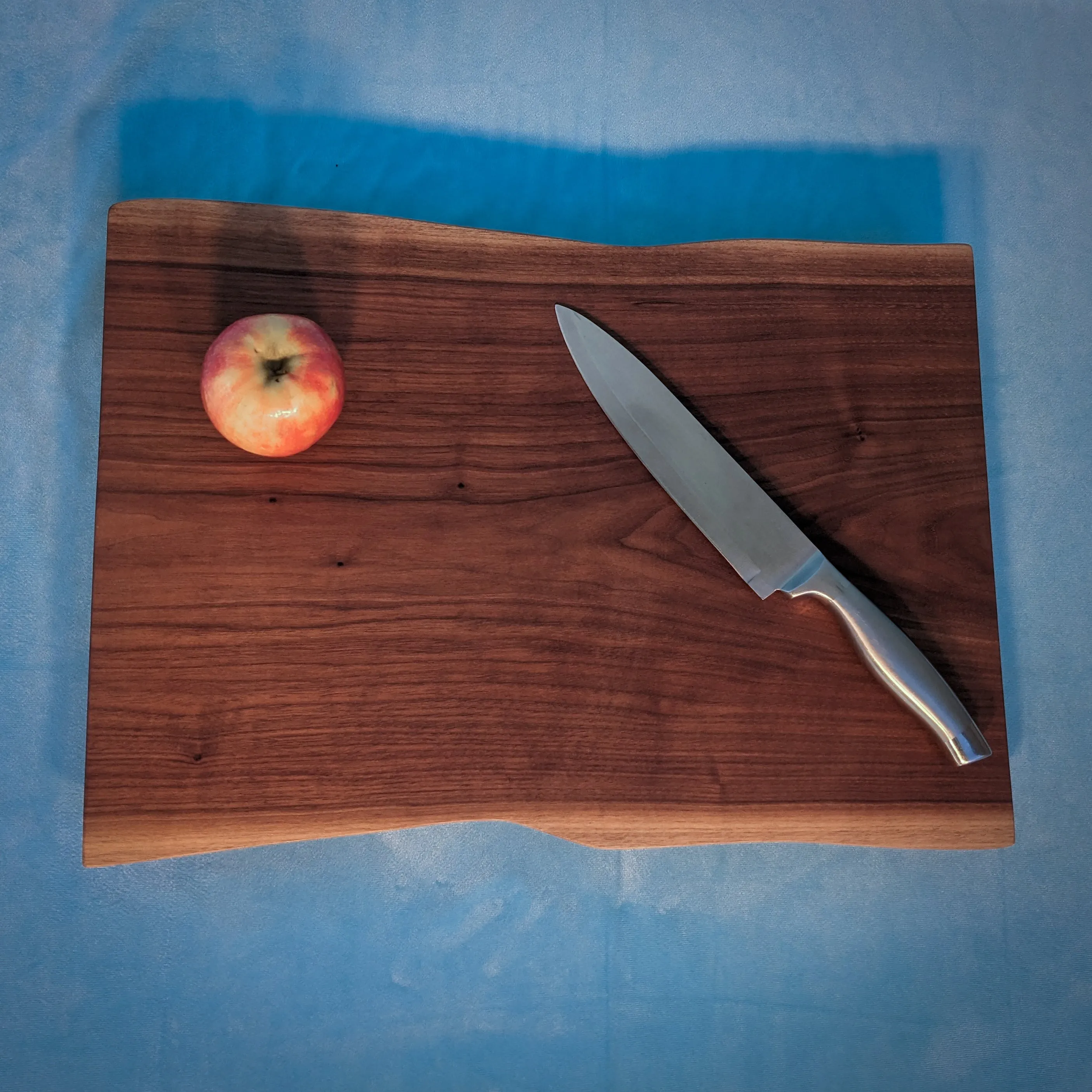 Wavy Live Edge Walnut Cutting Board