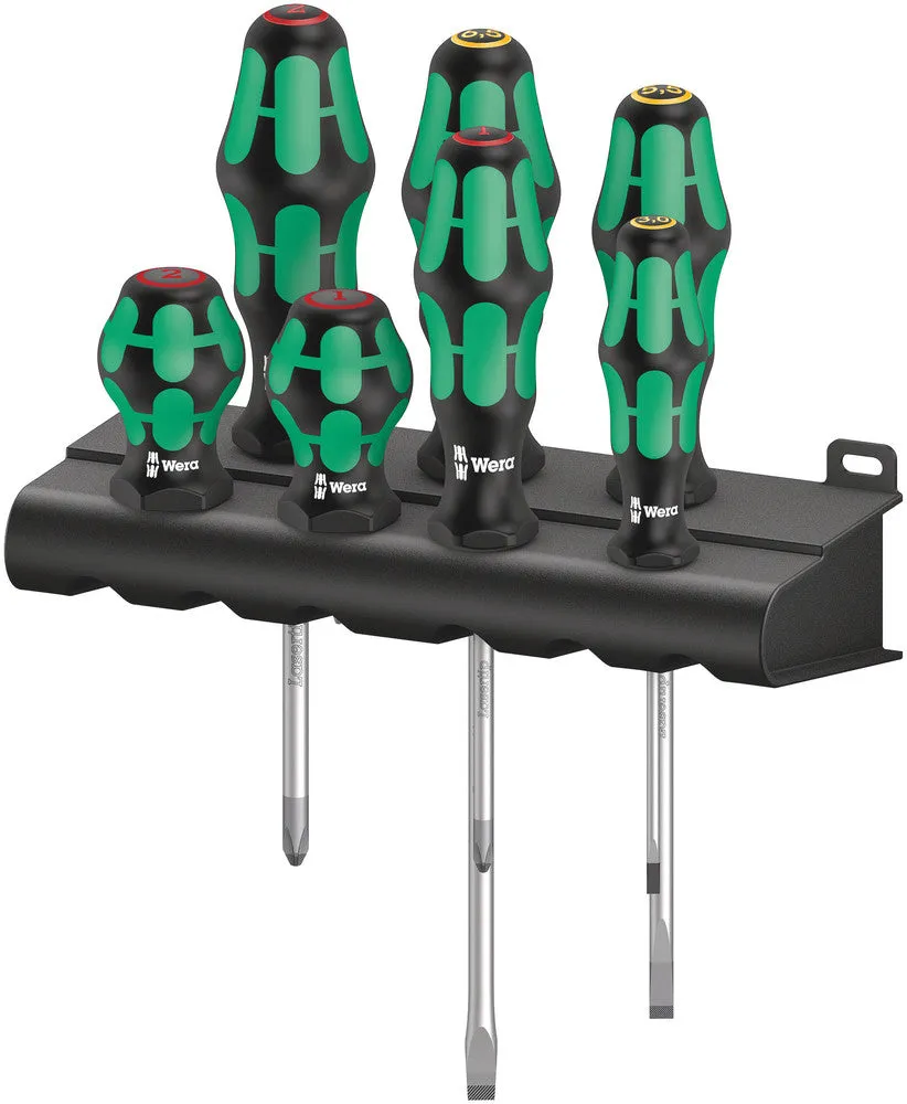 Wera 008900 7pc 300/7 Mix 1 Kraftform Screwdriver Set, PH/SL