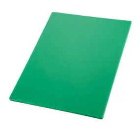 Winco CBGR-1218 Cutting Board 12 inch x 18 inch x 1/2 inch Green BPA Free Polyethylene | Denson CFE