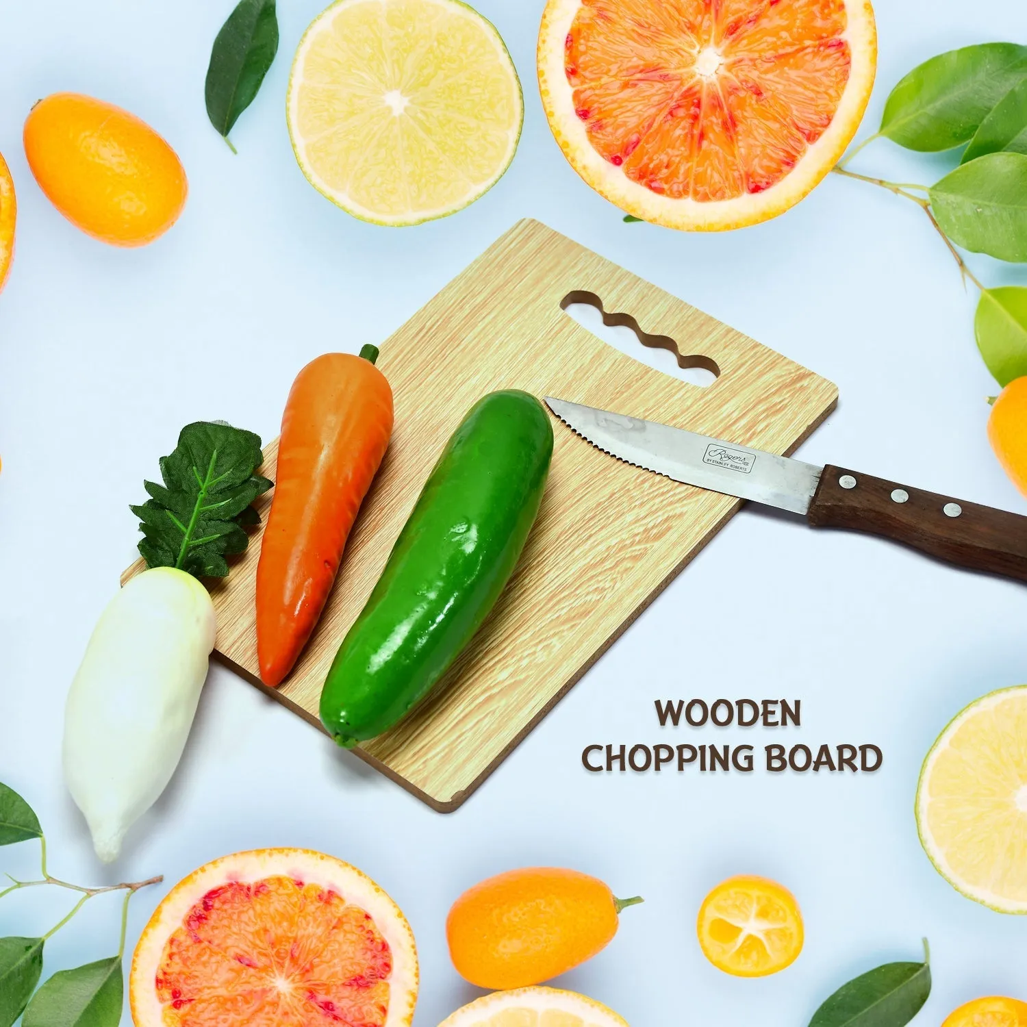 Wooden Chopping Board For Vegetable Cutting & Kitchen Use