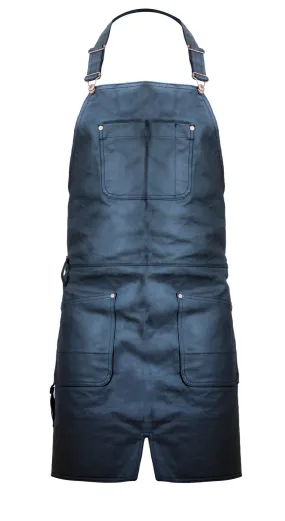 Yard Etc Apron - Chest Denim BLACK