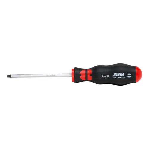 ZEBRA Slotted Screwdriver - Hexagon Blade; Laser-Cut Tip - 0.6 x 3.5mm